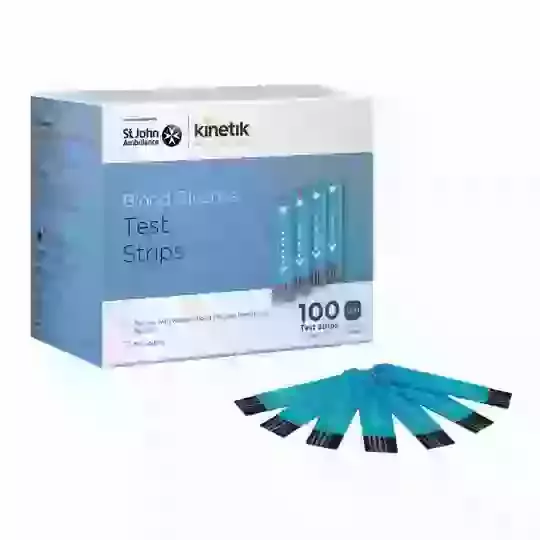 Kinetik Blood Glucose Test Strips x 100
